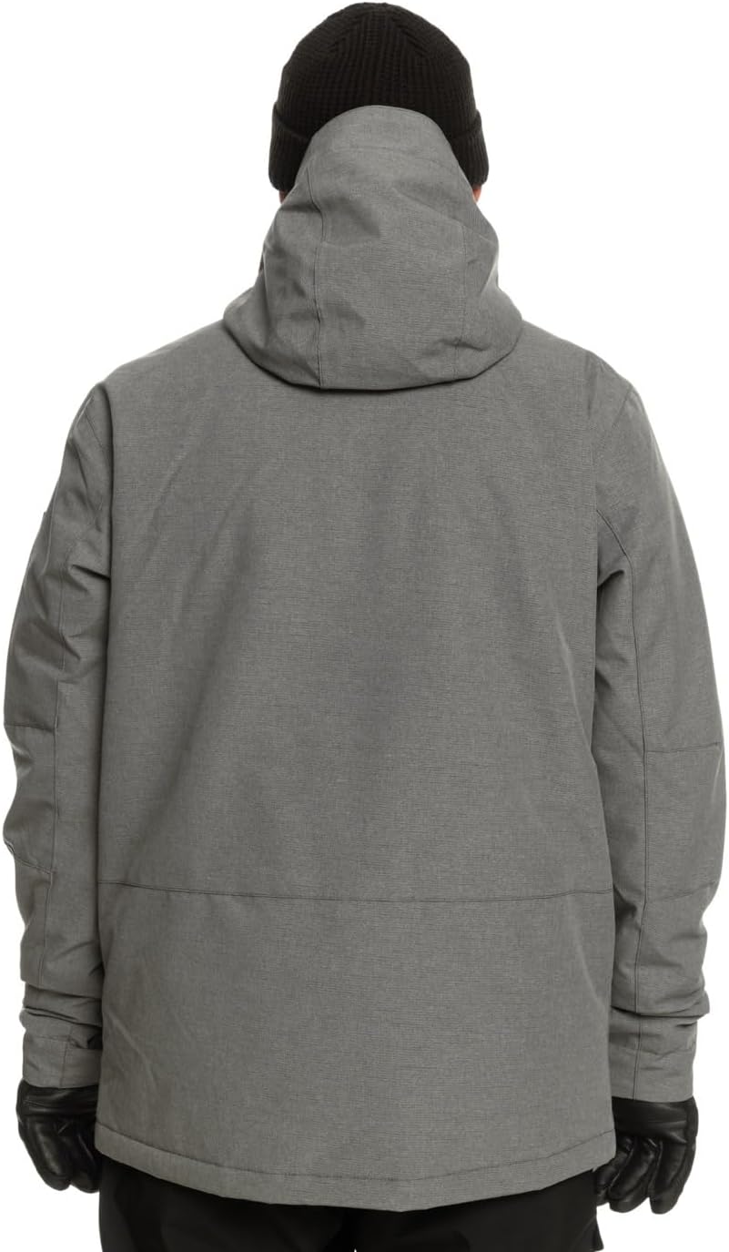 Quiksilver Herren Mission Solid Jk Schneejacke S Heather Grey, S Heather Grey