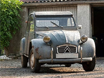 CALVENDO Puzzle Kultautomobil Ente Citroën 2CV 1000 Teile Lege-Grösse 64 x 48 cm Foto-Puzzle Bild vo