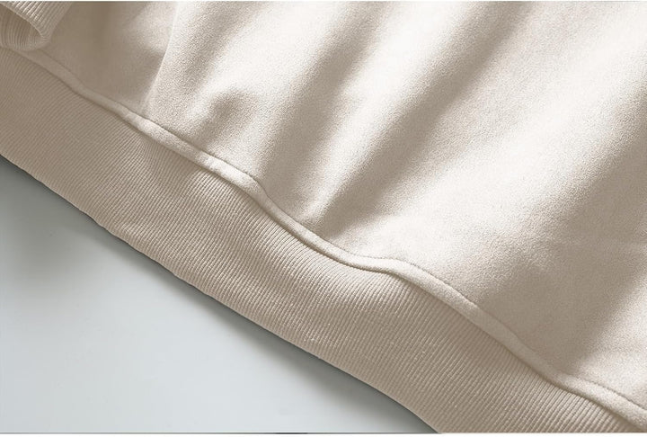 Herren-Kapuzenpullover, Kontrastfarbe, Patchwork, grosse Taschen S 23wy661beige, S 23wy661beige