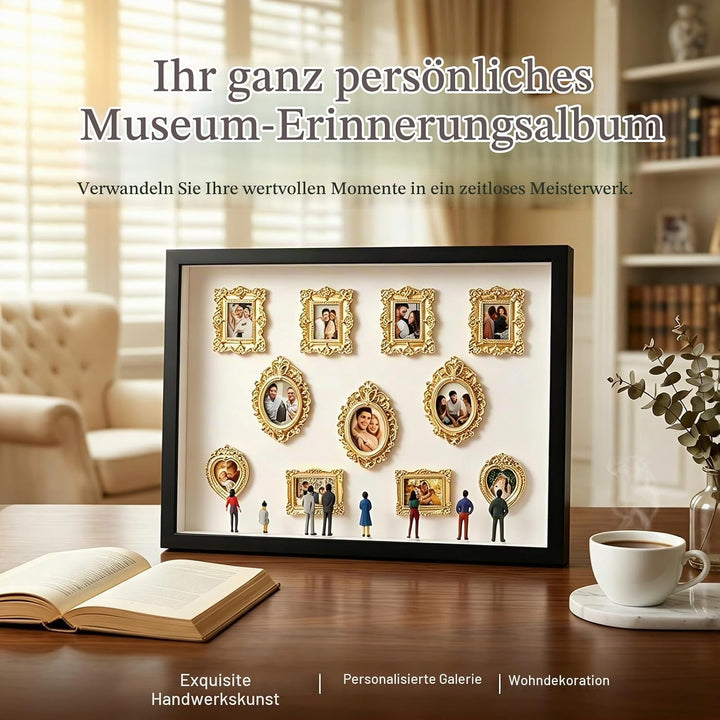 DIY Mini Museum Silhouette Box, DIY Mini Museum Bilderrahmen, Mi ni Figuren, Mi ni Menschen Figuren