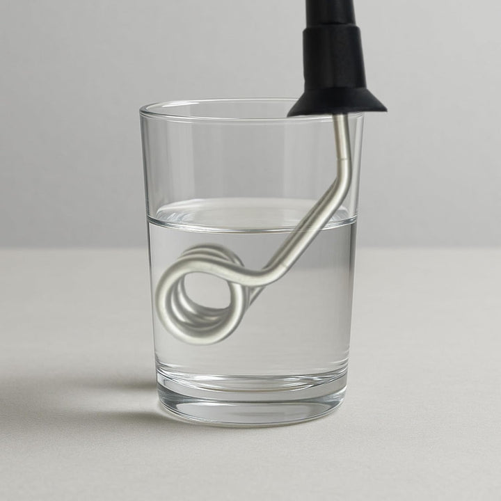 Tauchsieder GTN0.5 Taucherhitzer 0,5 kW 500 Watt 230V Reisetauchsieder aus EDELSTAHL Wasserkocher, S