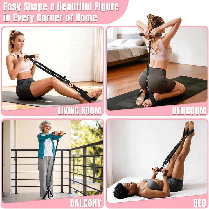 Bauchtrainer Bodybuilding Expander Bauchtrainer Multifunktionstrainer Sit-Up Trainingsgeräte Elastis