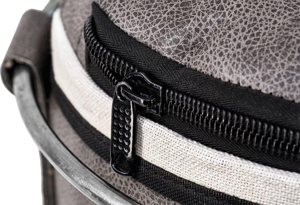 Bad Company Vintage Boxsack inkl. Heavy Duty Vierpunkt-Stahlkette und Metallring I Kunstleder Punchi