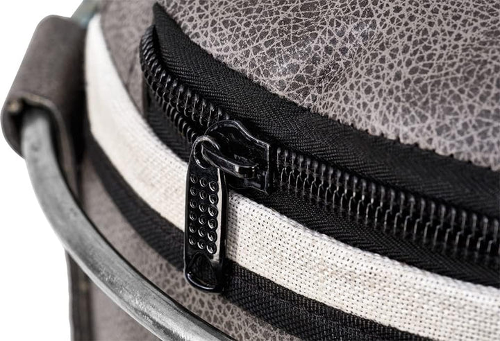 Bad Company Vintage Boxsack inkl. Heavy Duty Vierpunkt-Stahlkette und Metallring I Kunstleder Punchi