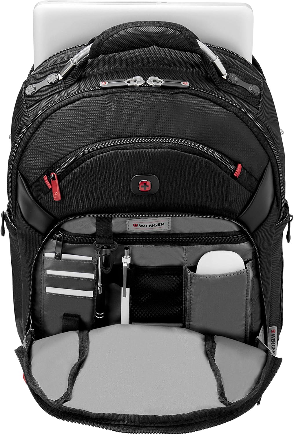 WENGER Gigabyte Laptop-Rucksack für MacBook Pro 15 Zoll, Fach für iPad, Organizer, 17 l, Damen Herre
