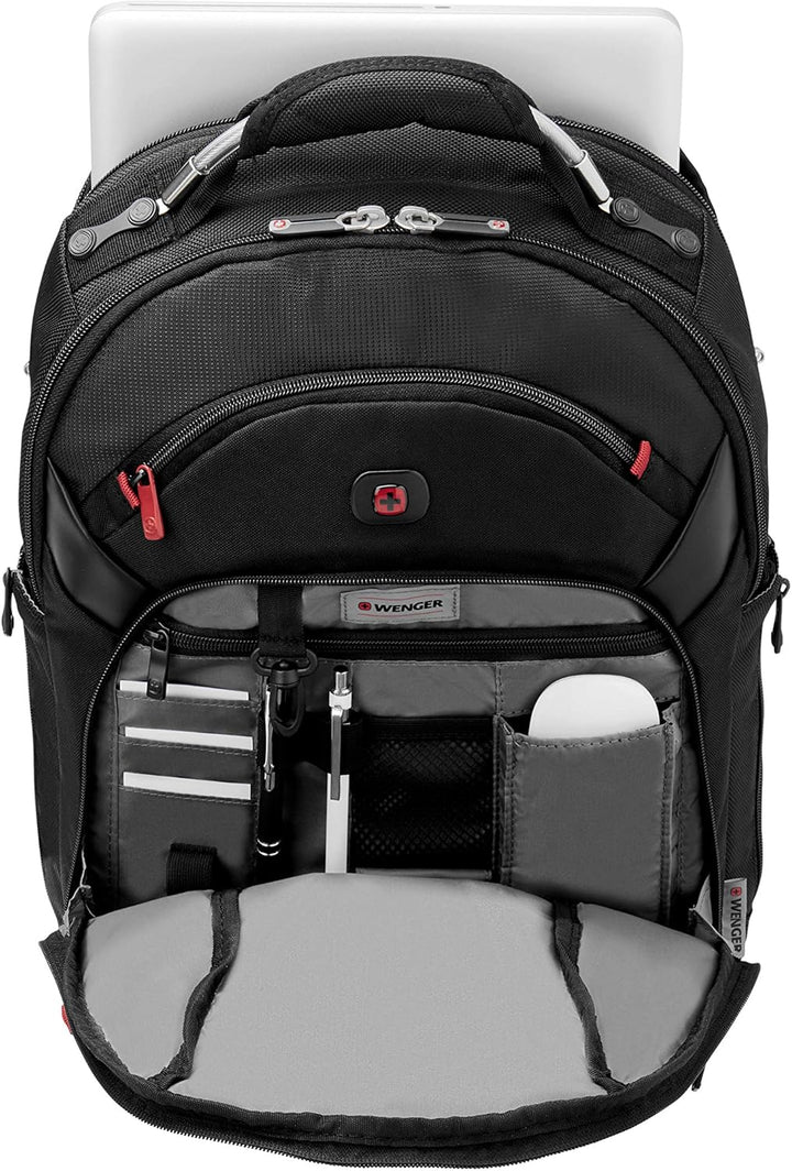 WENGER Gigabyte Laptop-Rucksack für MacBook Pro 15 Zoll, Fach für iPad, Organizer, 17 l, Damen Herre