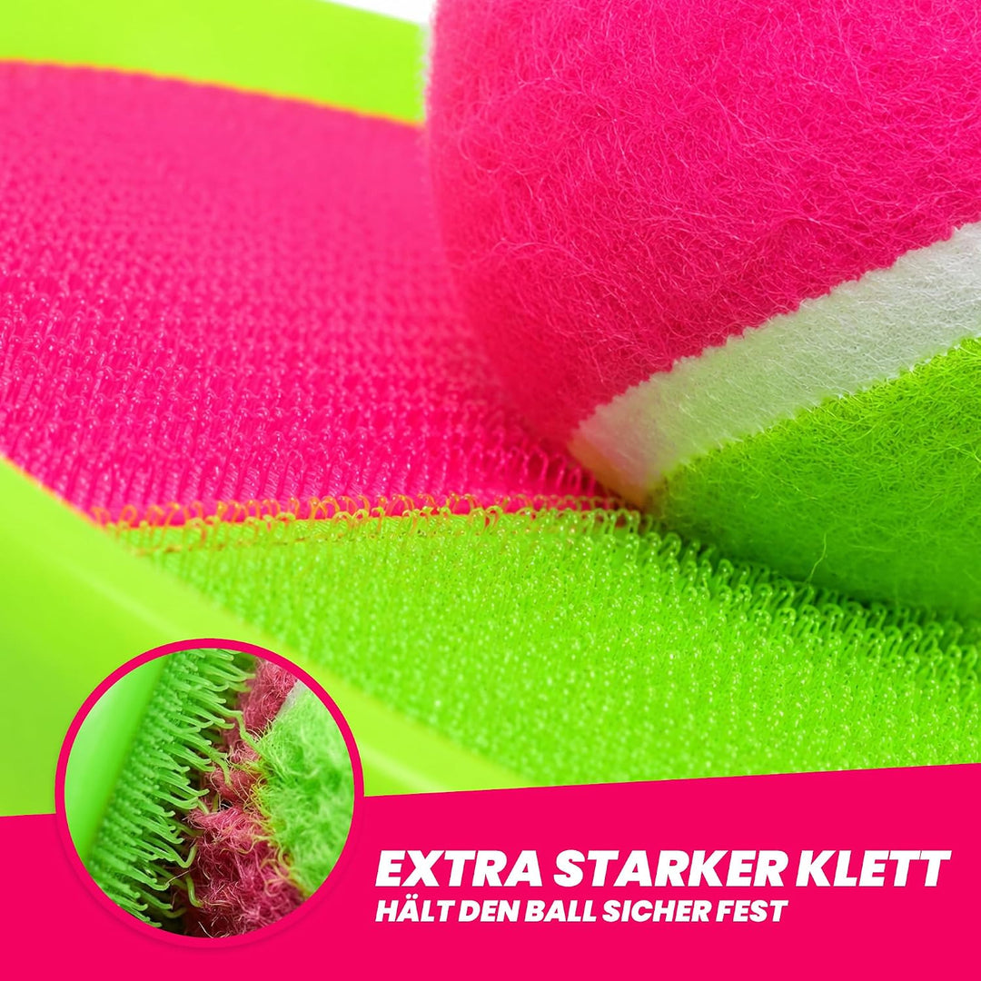 Kyto Klettballspiel 4er Set – Outdoor Wurfspiel für Kinder & Familie