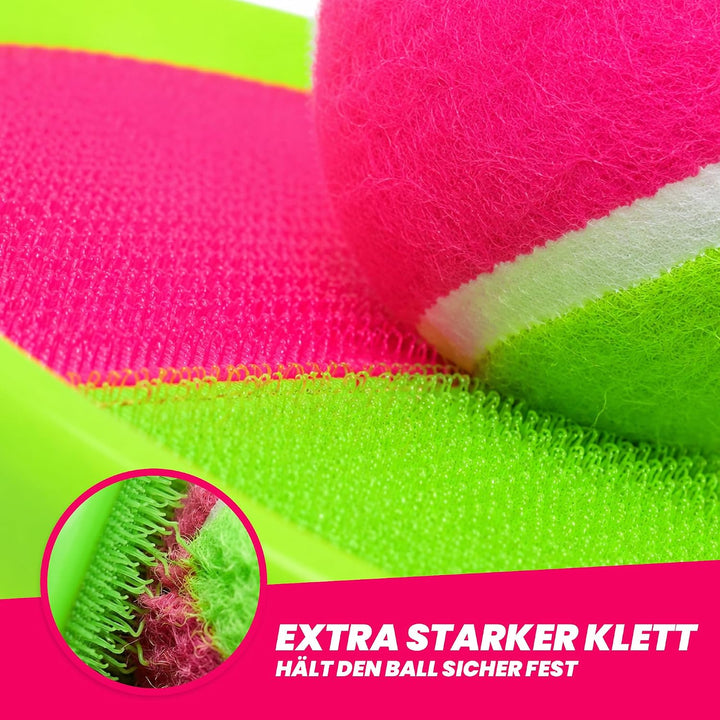 Kyto Klettballspiel 4er Set – Outdoor Wurfspiel für Kinder & Familie