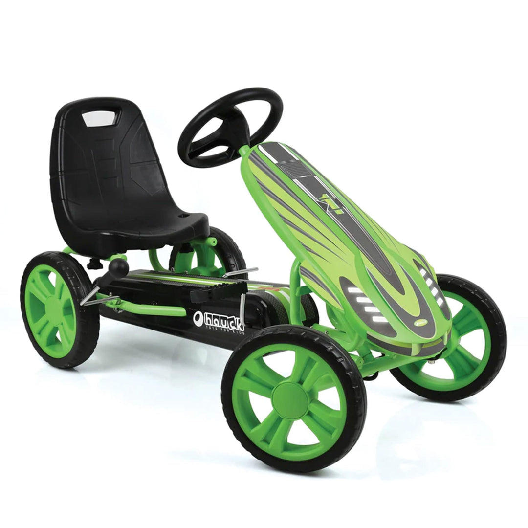 hauck Go-Kart Speedster für Kinder ab 4 Jahren bis 50 kg Köpergrösse 90-110 cm, Tretauto mit Handbre