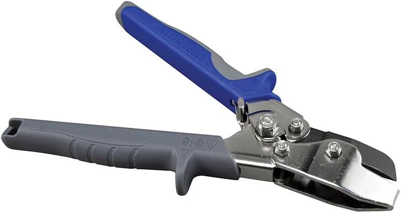 Klein Tools HVAC Werkzeug V Kerbe für Leitungen und Blech, schneidet 30 Grad V, blau/grau, 86526
