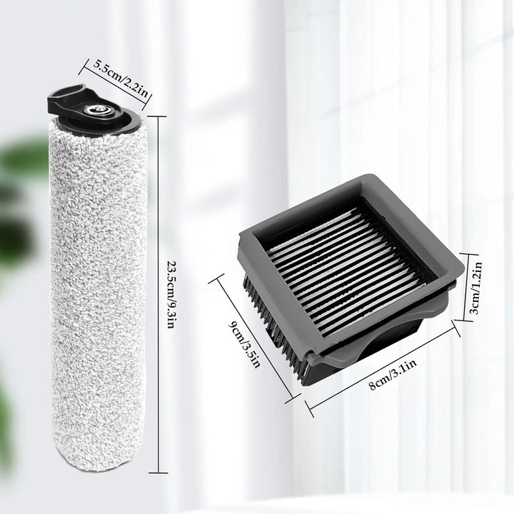 Bürstenrolle Zubehör für Tineco iFloor 3 / Floor ONE S3 Nass- und Trockensauger Ersatzteile, 2 Walze