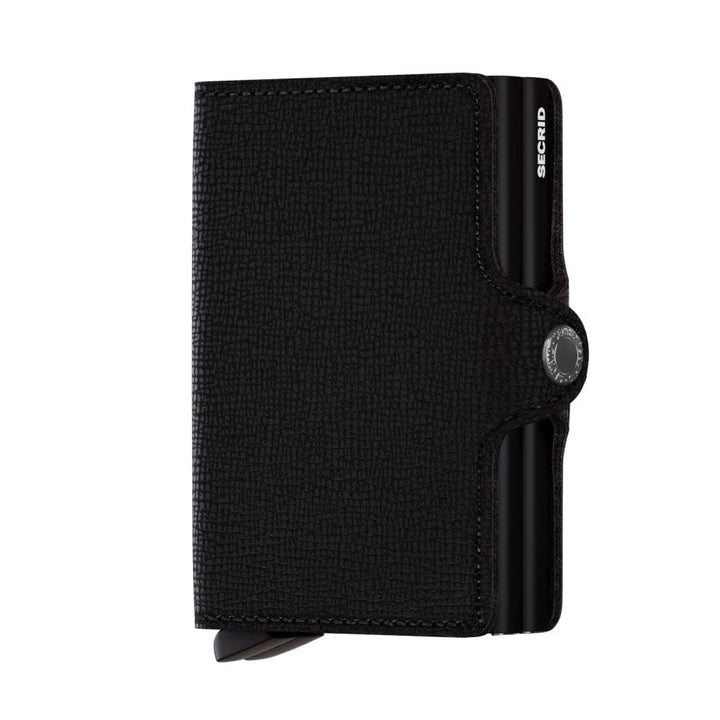 Secrid Herren Twin Reisezubehör-Kartenhalter im Umschlagformat 24mm slim Schwarz, 24mm slim Schwarz