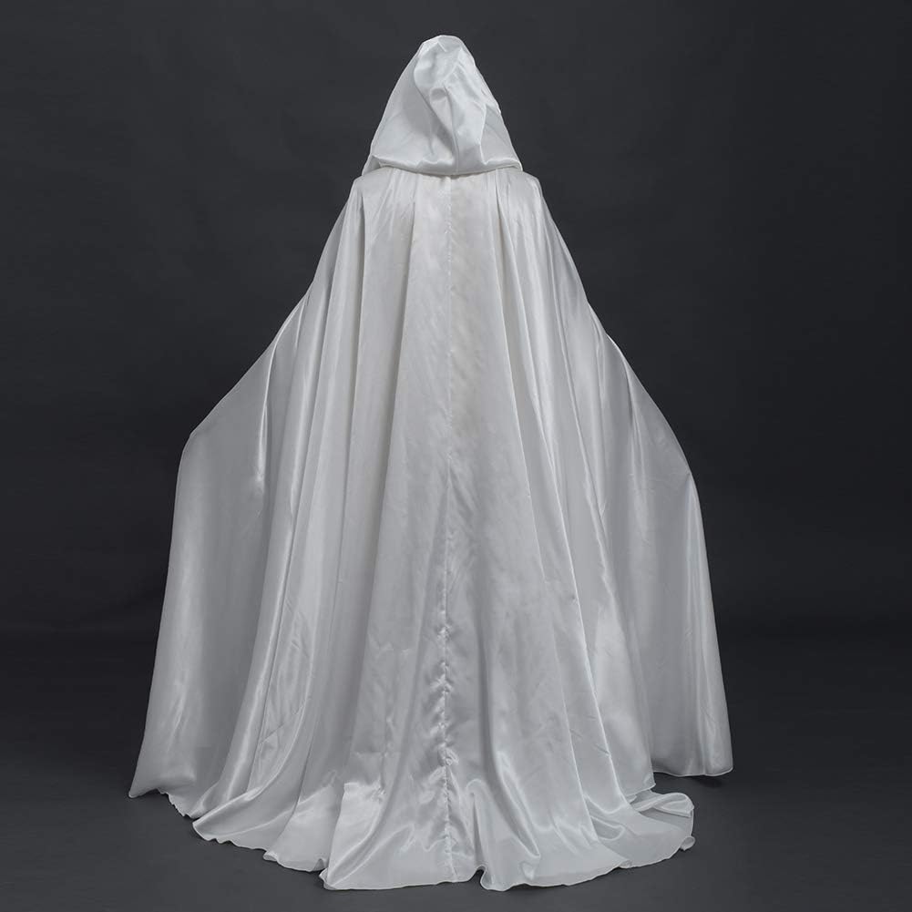 GRACEART Damen Cape Umhang Mit Kapuze Mittelalter Mantel Lang Halloween kostüm Für Hochzeit Braut Ab