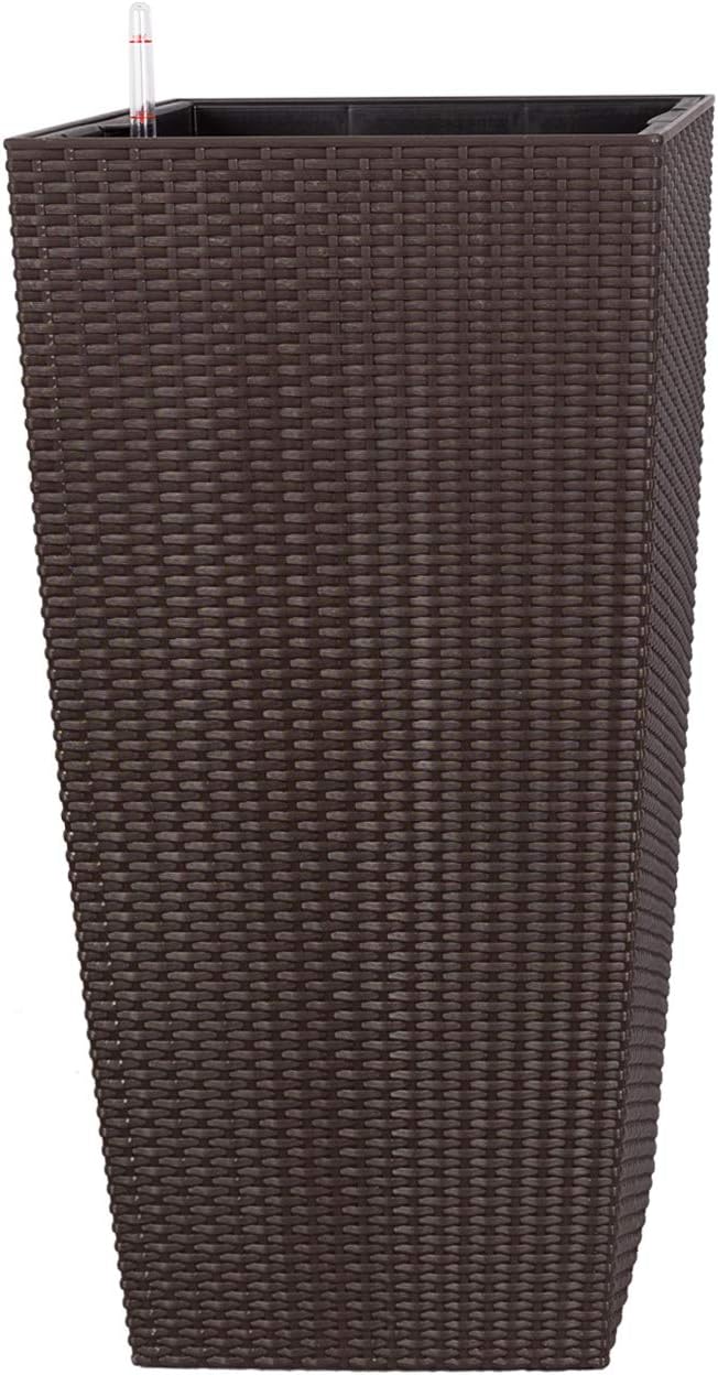 Pflanzwerk® ÖKOSYSTEM Pflanzkübel Square - Blumentöpfe Übertöpfe mit BEWÄSSERUNGSSYSTEM - 75x40x40cm