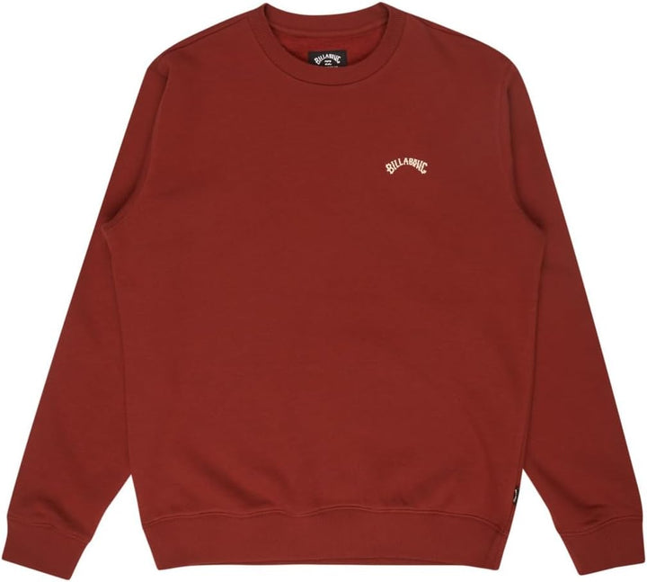 Billabong Herren Arch Cr Sweatshirt (1er Pack) L Fired Red, L Fired Red