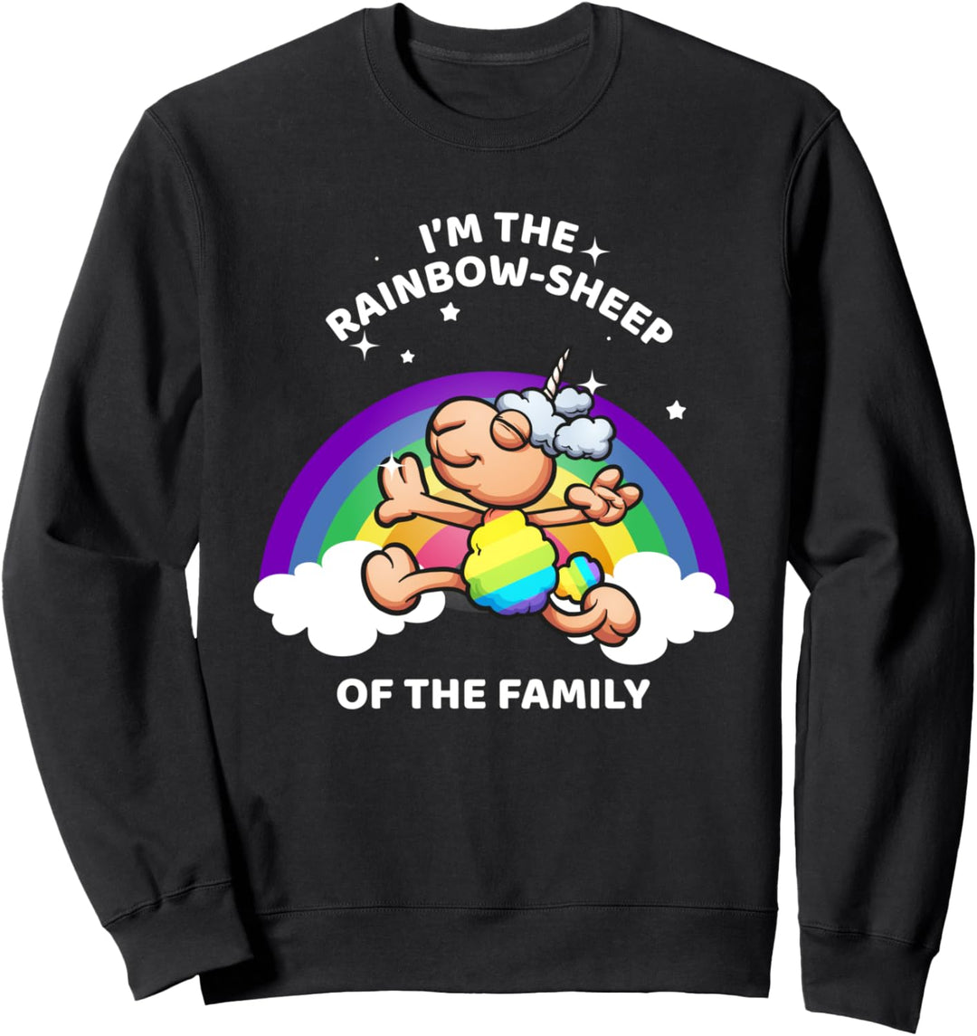 I'm The Rainbow Sheep Of The Family I Am LGBT CSD Rainbow Sweatshirt