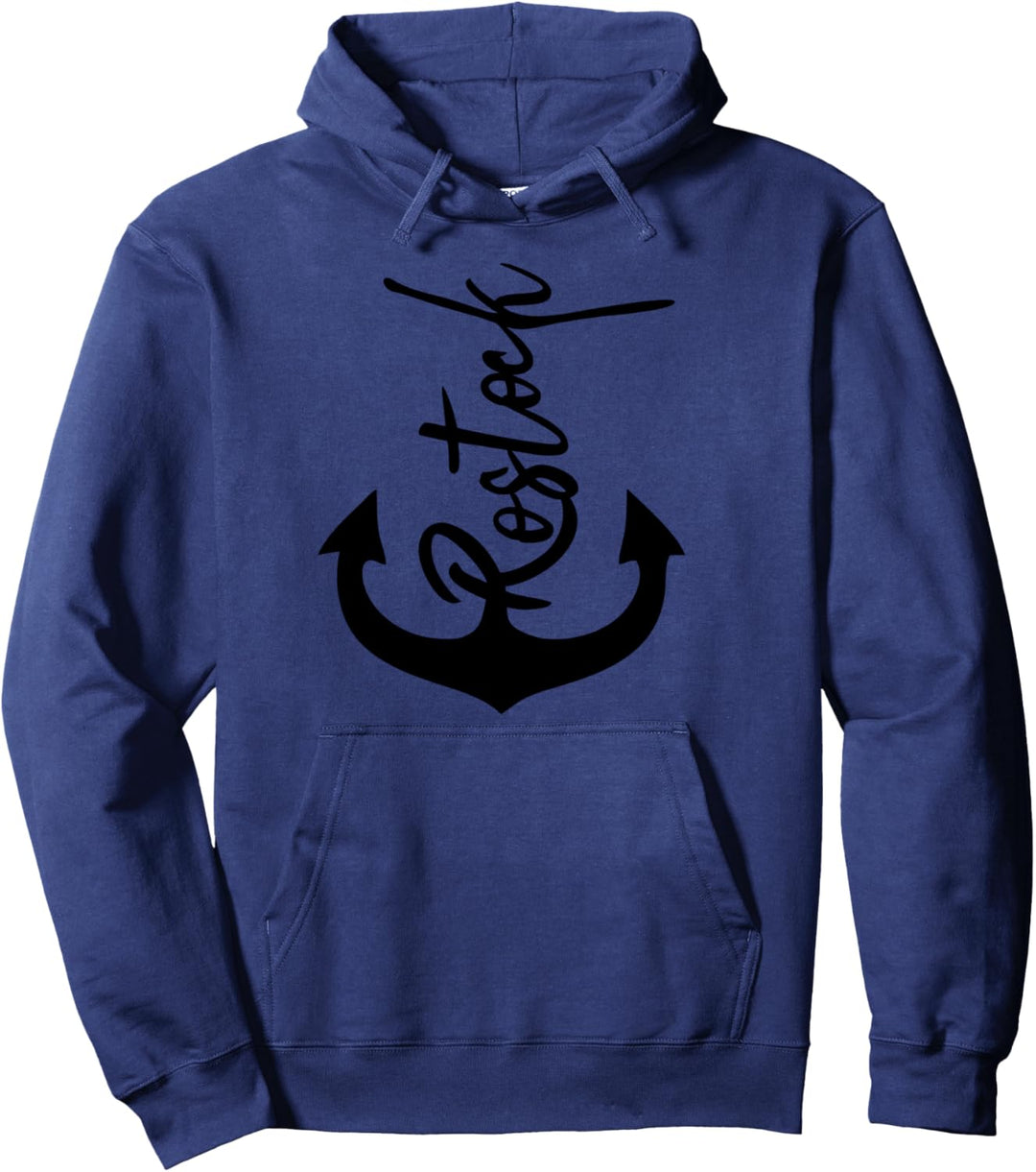 Maritimer Pullover aus Rostock mit Anker von der Ostsee Pullover Hoodie
