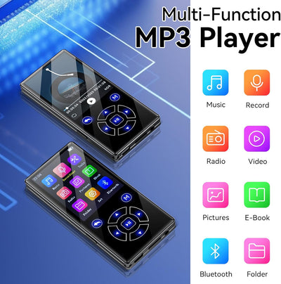 Gueray MP3-Player mit Bluetooth 5.0 Tragbarer MP3 Player 128GB Digitaler Musikspieler mit HiFi-Sound