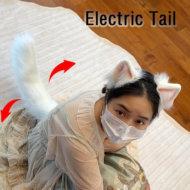 Elektrischer Schwanz, motorisierter Schwanz, beweglicher Kunstschwanz für Cosplay und Paty, flauschi