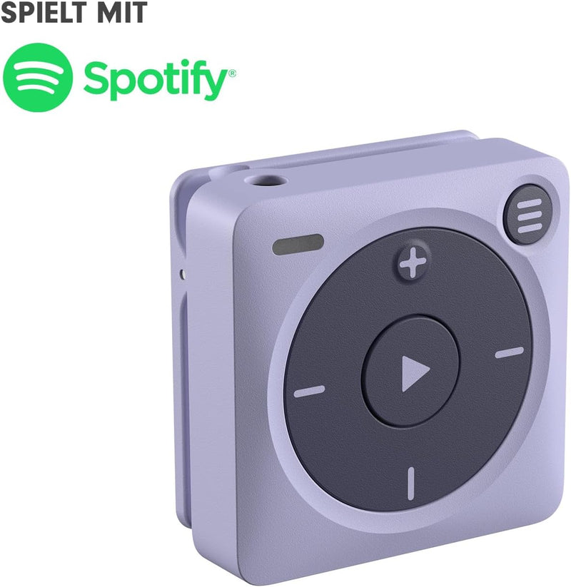 Mighty 3 Spotify Music-Player - Kompatibel mit Bluetooth & kabelgebundenen Kopfhörern - Speicher für