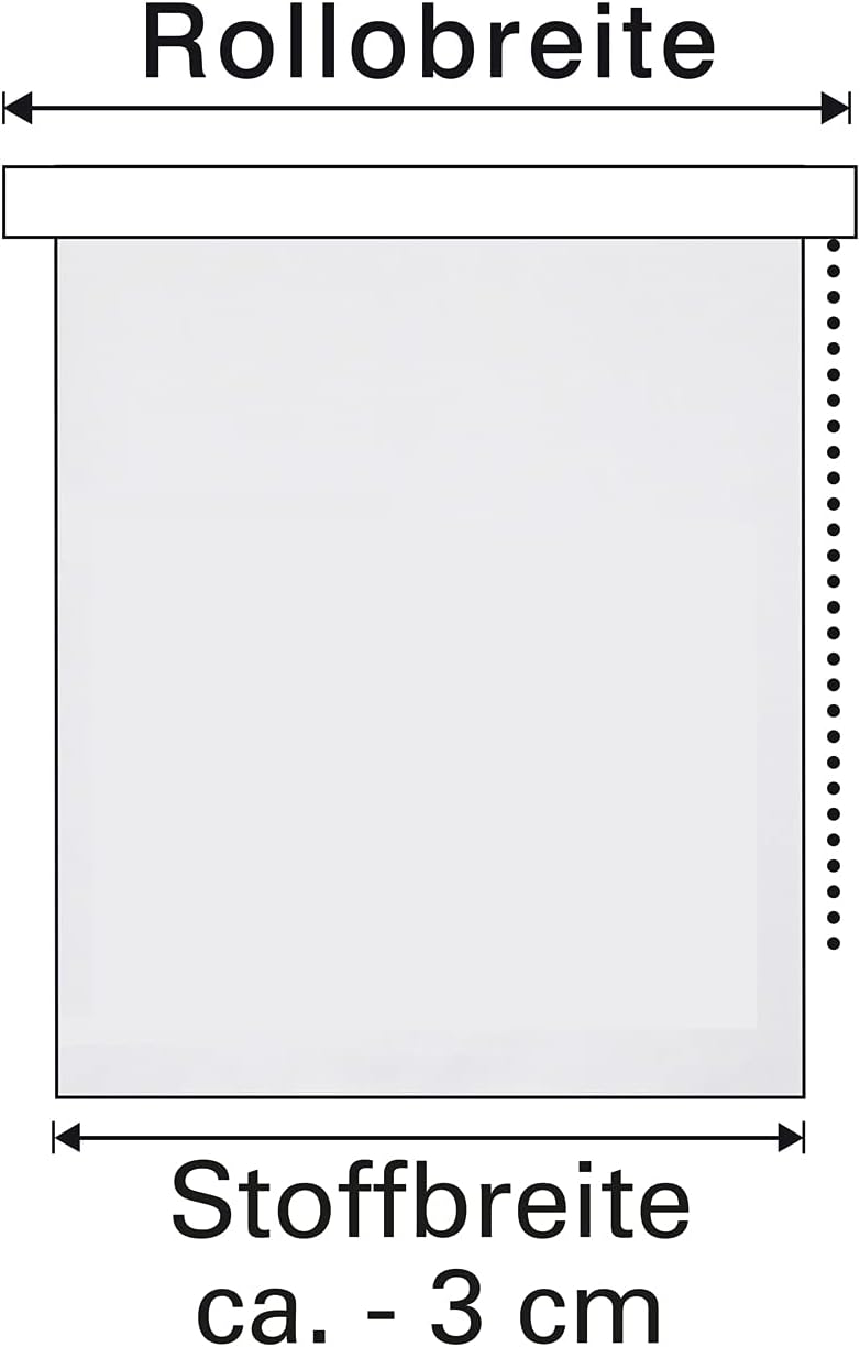 GARDINIA Rollo Digiprint Blackout Isabella zum Klemmen, Lichtundurchlässiges Rollo mit Digitaldruck,