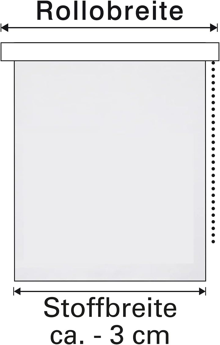 GARDINIA Rollo Digiprint Blackout Isabella zum Klemmen, Lichtundurchlässiges Rollo mit Digitaldruck,