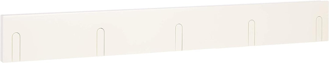 HAKU Möbel Garderobenleiste, Massivholz, weiss, B 82 x T 2 x H 10 cm 82 x 2 x 10 cm Weiss, 82 x 2 x
