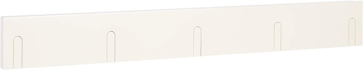 HAKU Möbel Garderobenleiste, Massivholz, weiss, B 82 x T 2 x H 10 cm 82 x 2 x 10 cm Weiss, 82 x 2 x