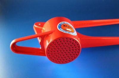 SPÄTZLEPRESSE KARTOFFELPRESSE ORIGINAL KULL SPÄTZLE SCHWOB ROT ALUMINIUM SPÜLMASCHINGEEIGNET