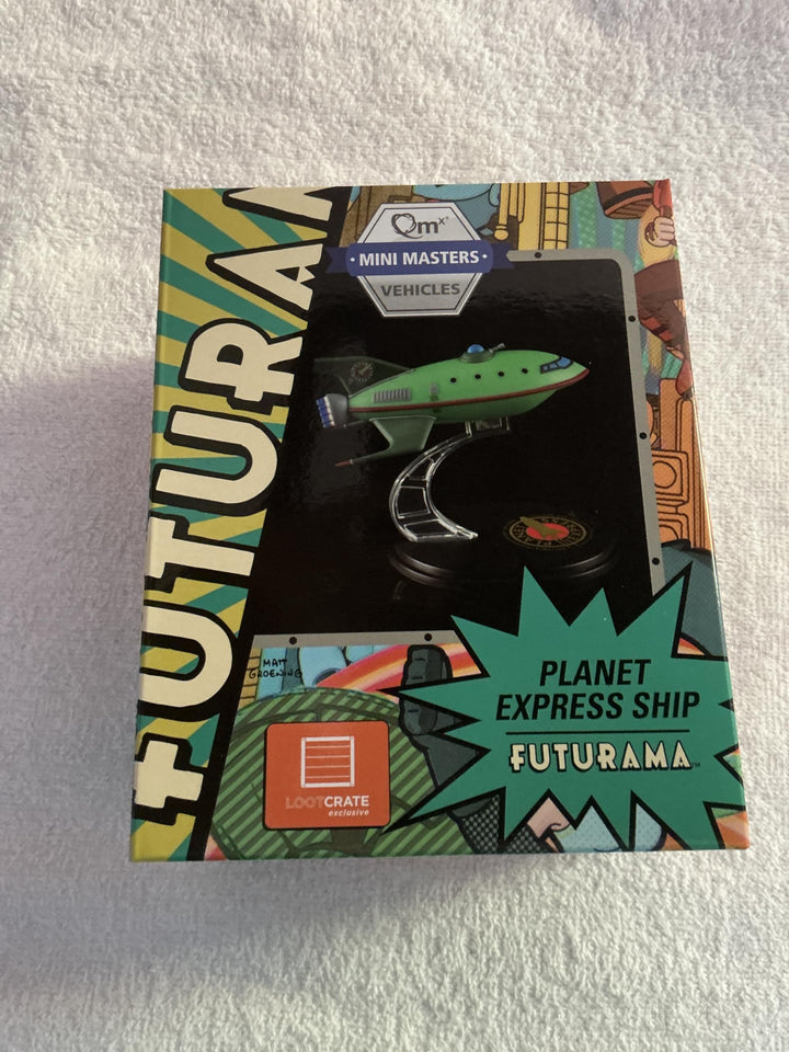 Futurama LootCrate July 2016 Planet Express Ship Model Q-Fig from QMX by QMX Mini Masters Vehicles