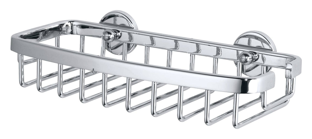tesa ALUXX Duschablage zum Kleben, Aluminium, verchromt, garantiert rostfrei, inkl. Klebelösung, 105