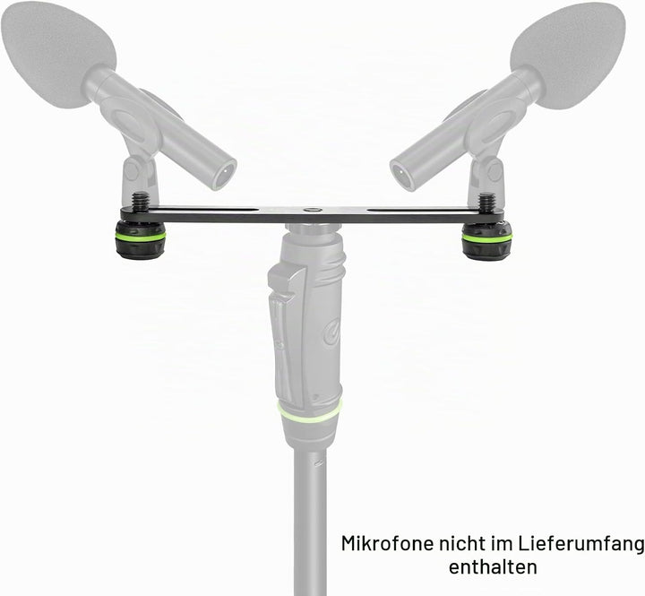 Gravity Stereoschiene MS STB 01 für 2 Mikrofone 60-170 mm, 60-170mm 60 - 170mm, 60 - 170mm