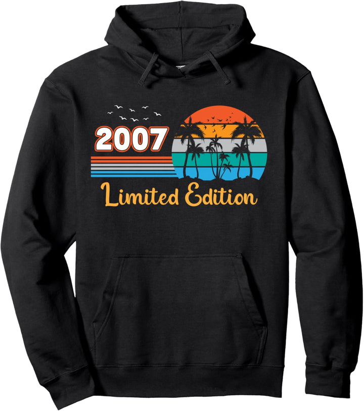17. Geburtstag Junge Mädchen 17 Jahre 2007 Lustig Geschenk Pullover Hoodie