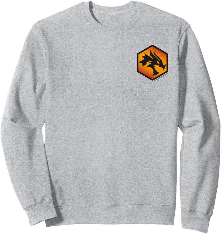 Magic: The Gathering D&D Dragon Hexagon Pocket Logo Sweatshirt
