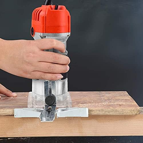 Oberfräse Multifräse Trimmer 6,35mm 30000 U/min Kantenfräse Holzfräse, Elektrische vertikale Einhand