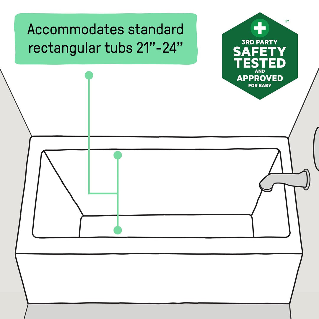 Summer My Bath Seat(Grau) - Baby-Badewannensitz zum Baden im Sitzen, mit Rückenlehnenstütze und Saug