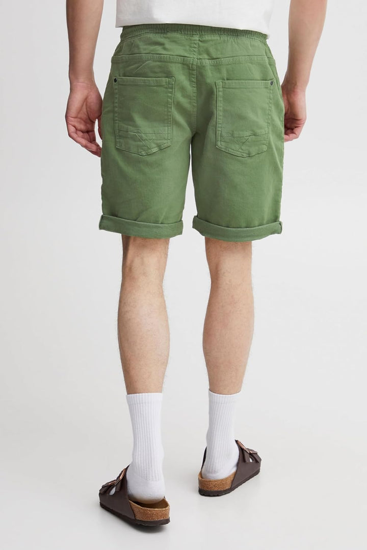 Blend 20715427 Herren Jeans Shorts Kurze Jogg Denim Shorts mit Stretch 5-Pocket Blizzard Regular Fit