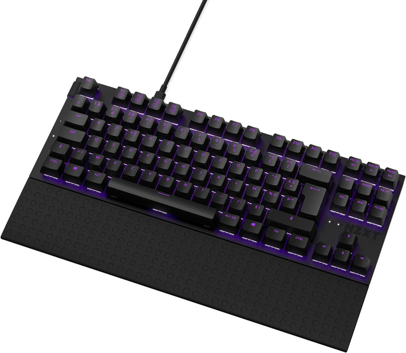 NZXT Function TKL Mechanische PC Gaming Tastatur - beleuchtet - lineare RGB Schalter - MX kompatible