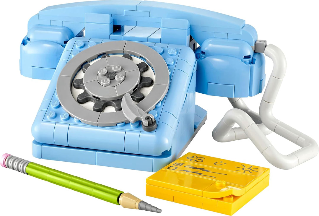 LEGO Creator 3-in-1 Retro-Telefon Spielzeug mit Wählscheibe – verwandelbar in EIN 1980er-Modell oder