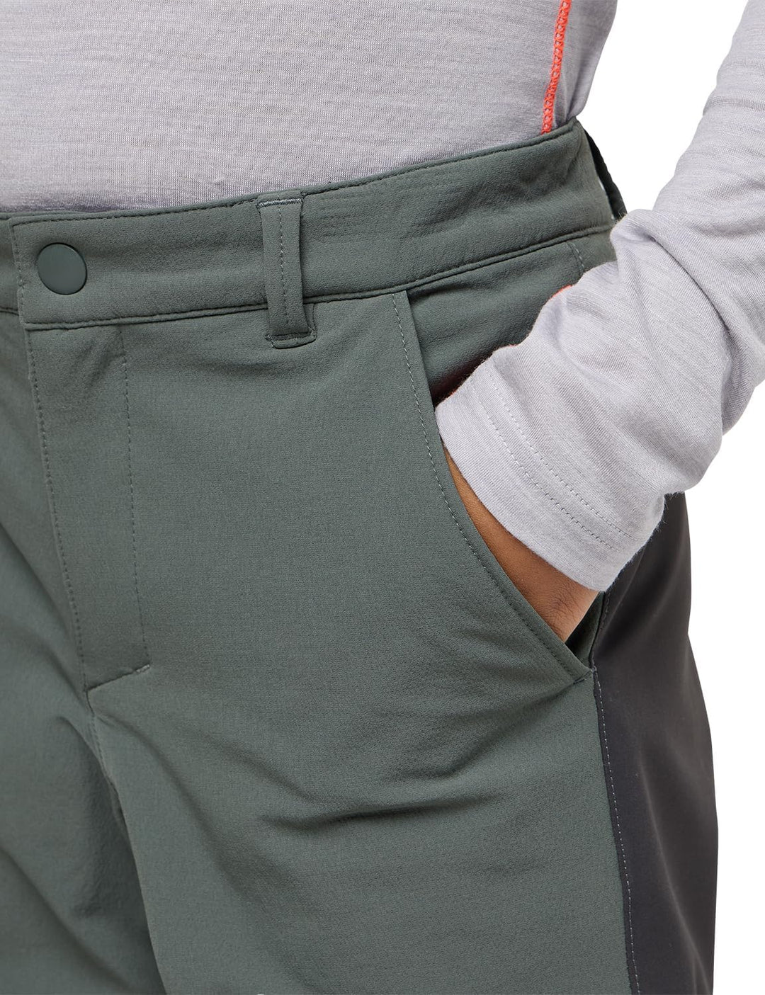 Jack Wolfskin Unisex Kinder Wanderhose Rascal Winter Pants K, 92 Slate Green