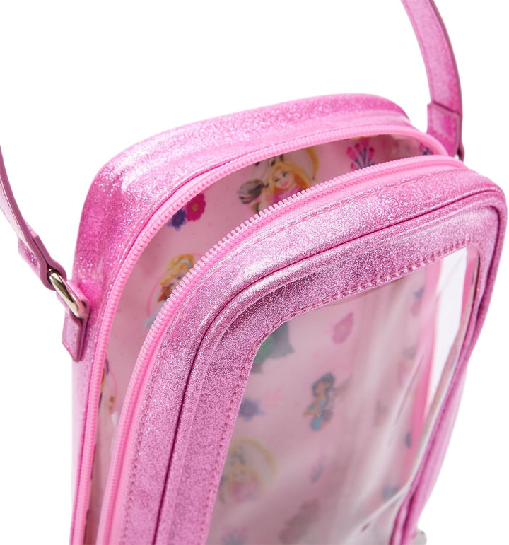 Disney Store Official - Disney Prinzessinnen - Tragetasche für Puppen - Schimmernde Umhängetasche fü