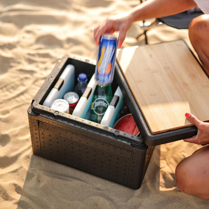 BOXIO - COOL: Kühlbox für Camping ohne Strom - Perfekte Kühltruhe mit unterschiedlichen Temperaturzo