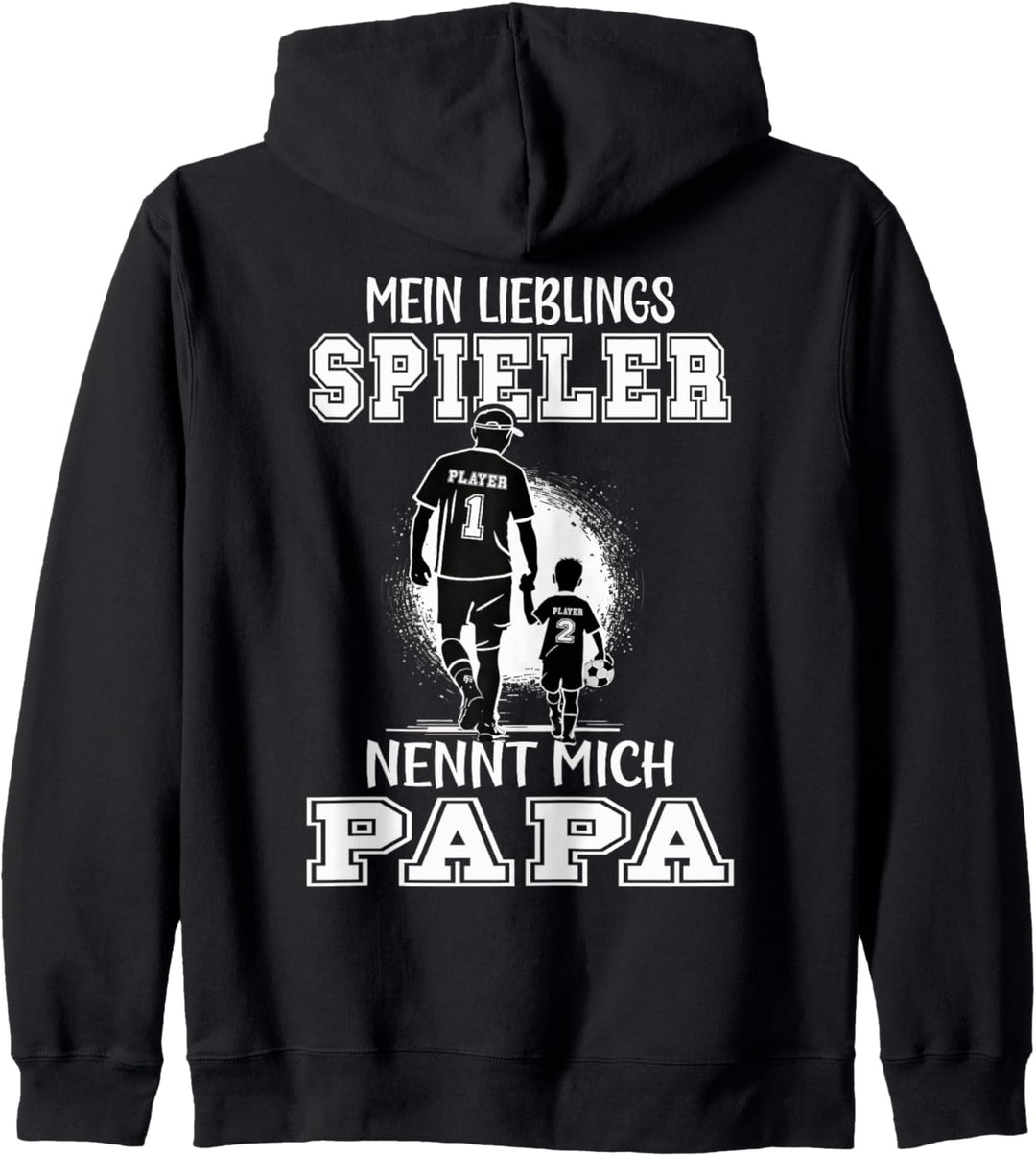 Fussball Papa Mein Lieblingsspieler nennt mich Papa Vatertag Kapuzenjacke
