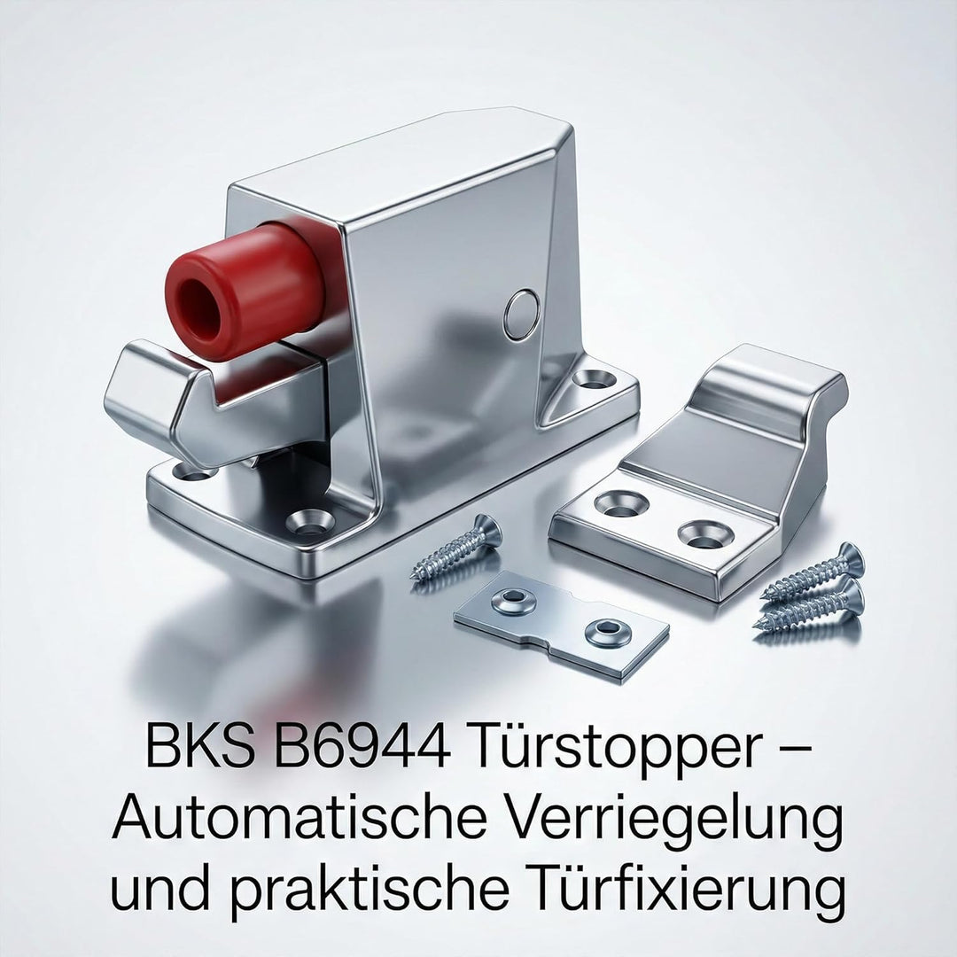 BKS BKS Türfeststeller Typ B6944 für Bodenmontage, zum selbsttätigen Einrasten und Lösen mit Fanghak