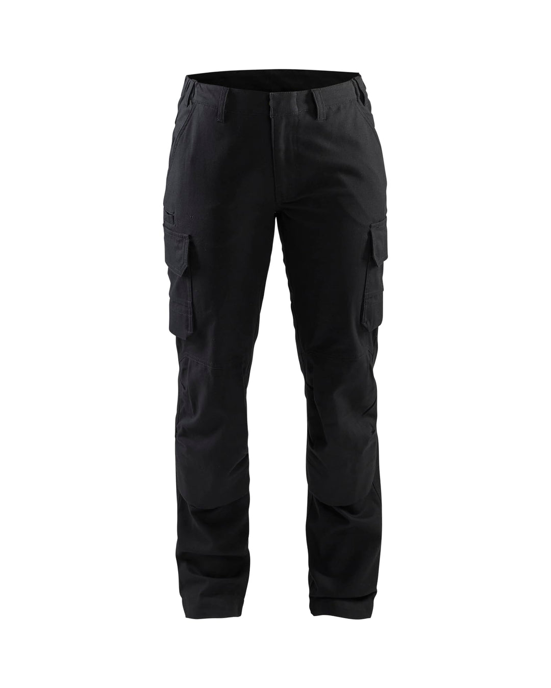 BLAKLADER Damen Industrielle Gummizug Hose, Schwarz, M
