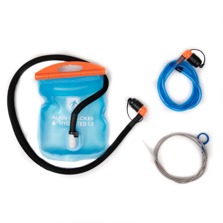 ALPIN LOACKER Outdoor Trinkblase mit Trinkschlauch für Sport und Outdoor I super leichte Wasserblase