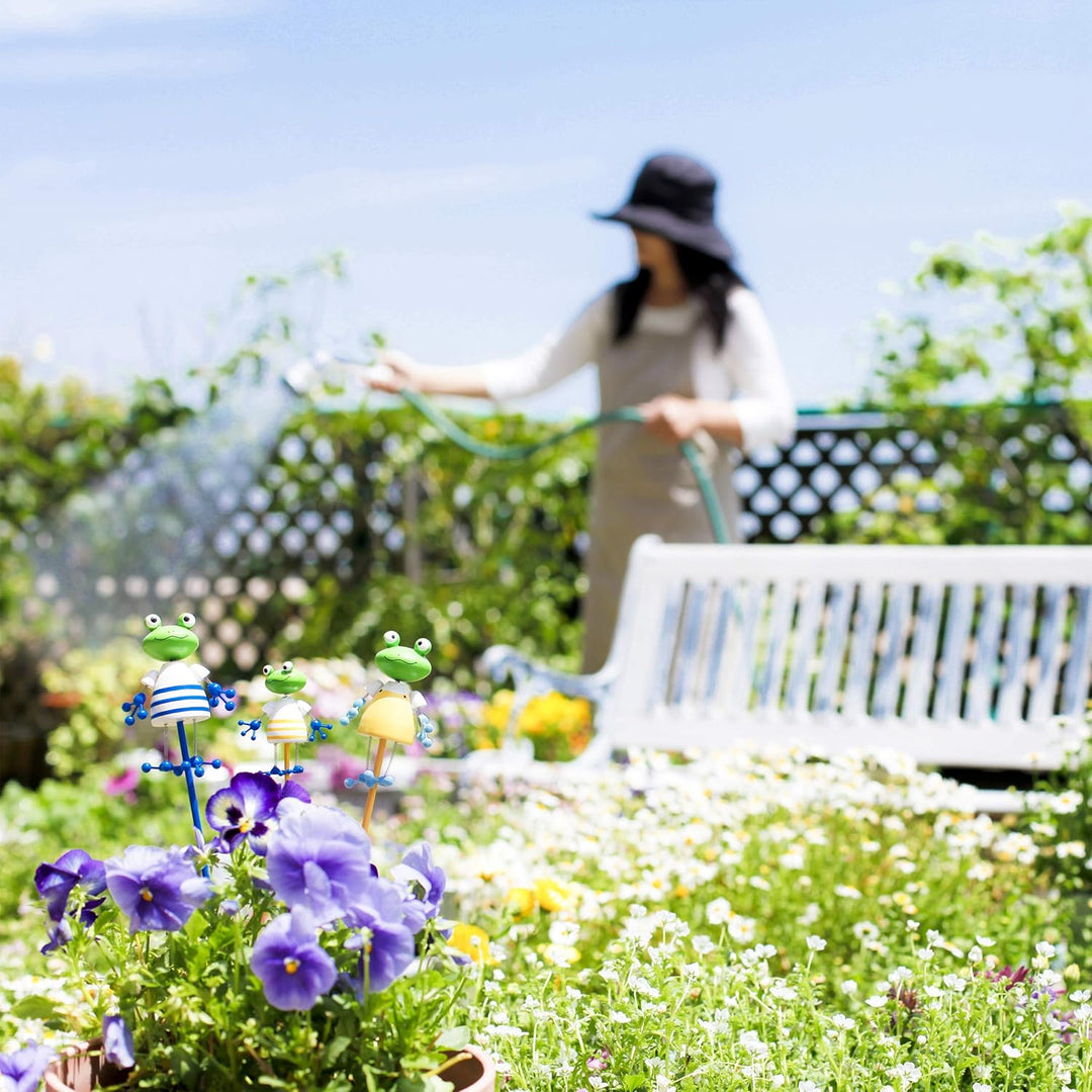 Relaxdays Schlauchwagen 45m, fahrbare Schlauchtrommel für Garten & Balkon, mit Schlauchführung, 76,5