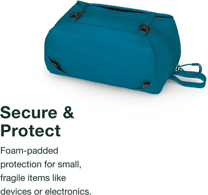 Osprey Europe Ultraleichter Gepolsterter Organizer Rucksack-Zubehör Waterfront Blue, Waterfront Blue