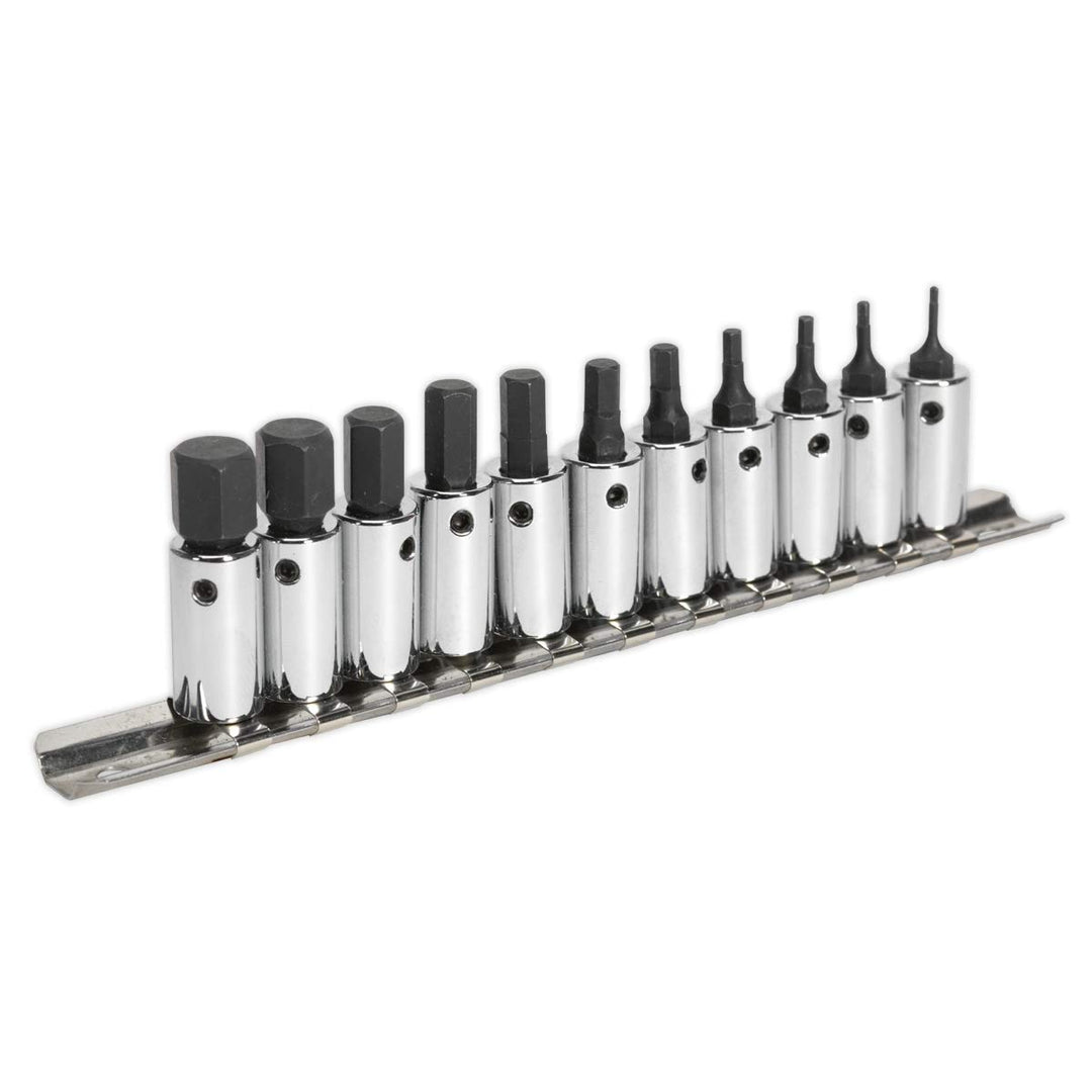 Best Price Square HEX Socket Set, 11PC, 1/4" AK62251 by SEALEY