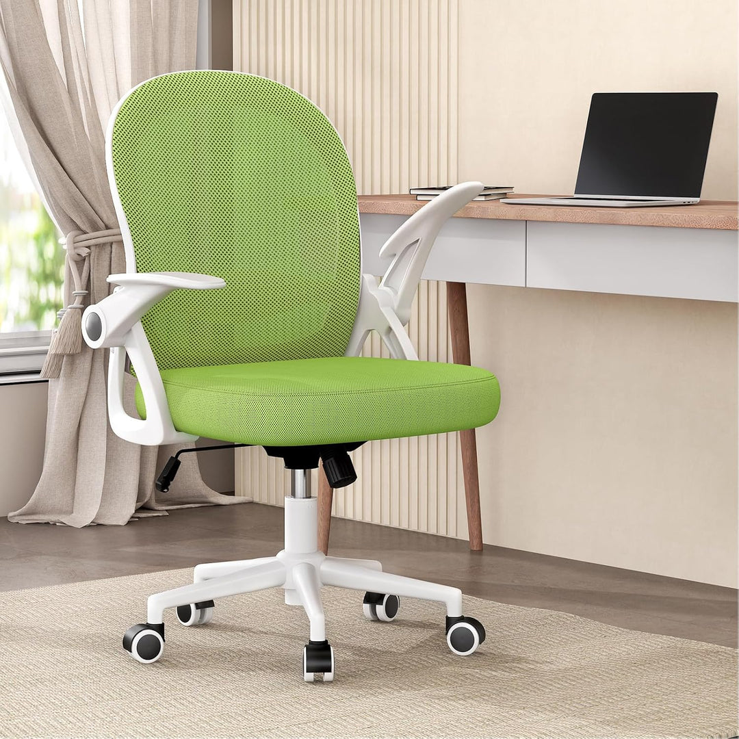 naspaluro Bürostuhl, Ergonomischer Schreibtischstuhl mit Atmungsaktiv Netzbespannung, Hochklappbare